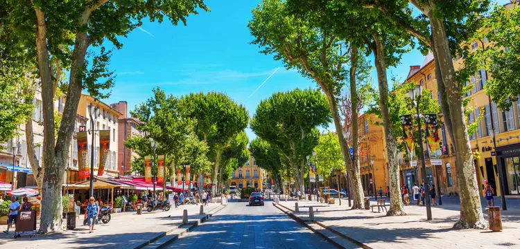 Ville d'Aix-en-Provence Cours Mirabeau