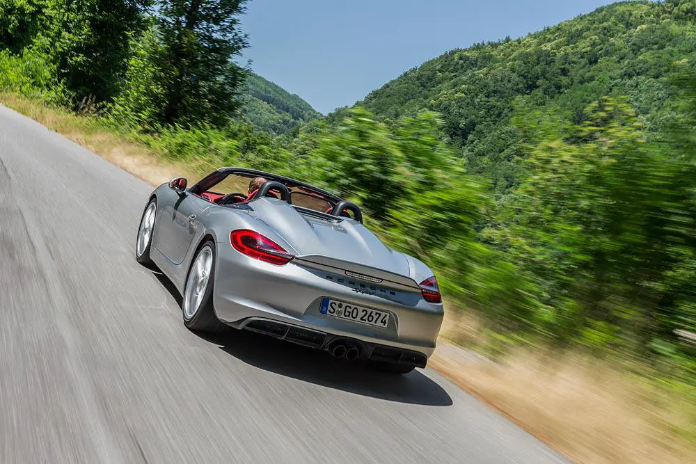 La Porsche boxster spyder 981, un chef-d'oeuvre de l'ingénierie automobile allemande