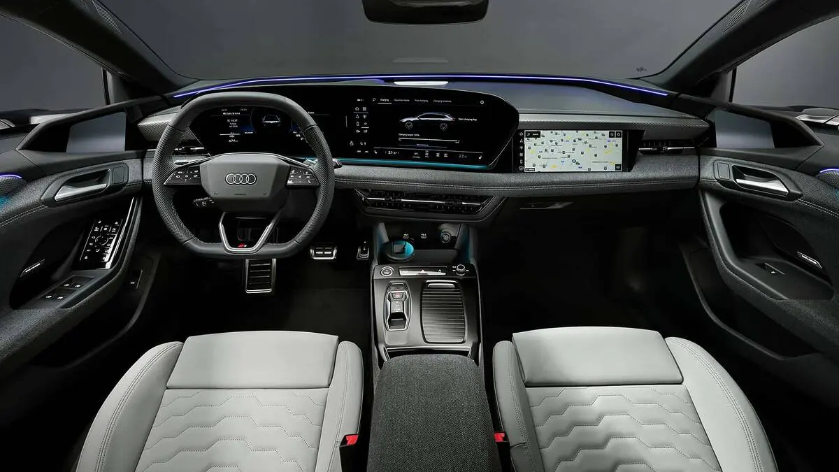 découvrez le coffre spacieux et polyvalent de l'audi a6 e-tron, alliant élégance et fonctionnalité. profitez d'un espace de rangement optimisé pour tous vos besoins, tout en savourant l'innovation technologique et le confort inégalé de ce véhicule électrique haut de gamme.