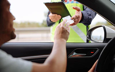 Flashé pour excès de vitesse… mais sauvé car la police venait de plier bagage